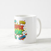 Superheldin Mama für Frauen Kaffeetasse (VorderseiteRechts)