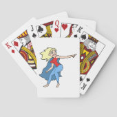 Superheldin Spielkarten (Rückseite)