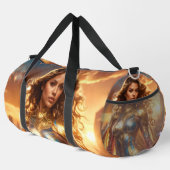 SUPERHELDIN - WEIBLICHER SUPERHELD DUFFLE BAG (Rechte Ecke)