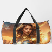 SUPERHELDIN - WEIBLICHER SUPERHELD DUFFLE BAG (Rückseite)