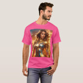 SUPERHELDIN - WEIBLICHER SUPERHELD T-Shirt (Vorne ganz)