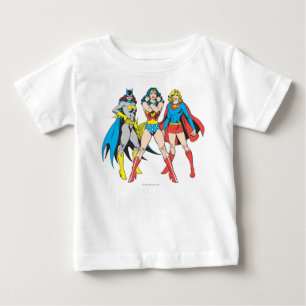 Superheldinnen posieren baby t-shirt