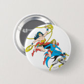 Superheldinnen springen button (Vorne & Hinten)