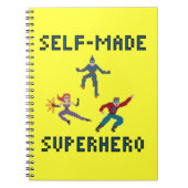 Superheldpapiernotizbuch Notizblock (Vorderseite)