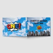 Superhero 1. Geburtstag Party Gästebuch (Voll)