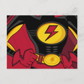 Superhero Anzug Postcard Postkarte