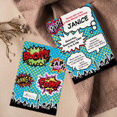 Superhero Baby Dusche Party Einladung