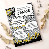 Superhero Baby Dusche Party Einladung