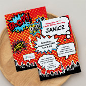 Superhero Baby Dusche Party Einladung