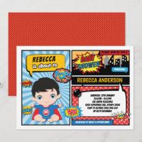 Superhero Baby Dusche / Super Hero Boy