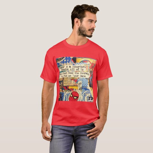 Superhero Basic Colored T - Shirt (Vorne ganz)