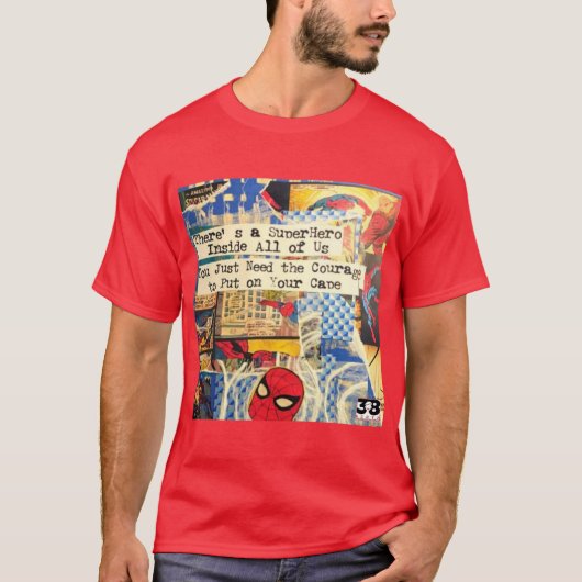 Superhero Basic Colored T - Shirt (Vorderseite)
