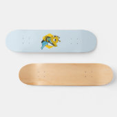 Superhero bee cartoon skateboard (Horizontal)