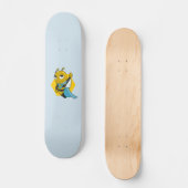 Superhero bee cartoon skateboard (Vorderseite)