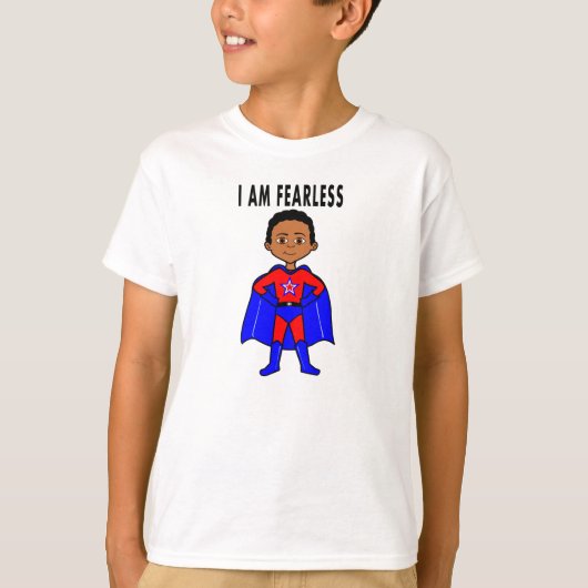 Superhero BIN ICH FURCHTLOSER T - Shirt für Jungen (Vorderseite)