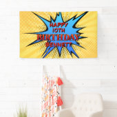 Superhero Birthday Banner (Insitu)