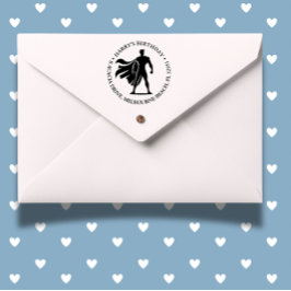 Superhero Birthday Bash Permastempel