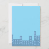 Superhero Birthday Einladung für den Superboy (Rückseite)