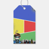 Superhero Birthday Geschenkanhänger (Rückseite)