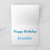 Superhero Birthday Girl Comic ⚡ Special Kid Karte (Innenseite)