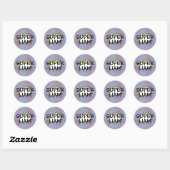 Superhero Birthday Party Stickers (Blatt)