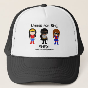 SUPERHERO Black Kontur - vereint für SHE Truckerkappe