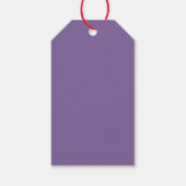 Superhero Black Santa Paper Geschenkmarke Geschenkanhänger (Rückseite)