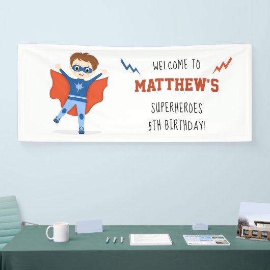 Superhero Boy Banner (Messe)