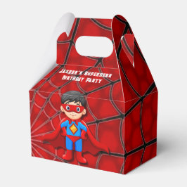 SuperHero Boy Birthday Party Geschenkschachtel