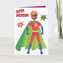 Superhero Boy Geburtstag Phantastische Special Fun Karte