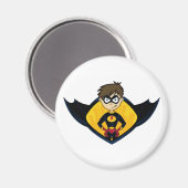 Superhero Boy Magnet (Vorderseite/Rückseite)