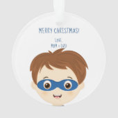Superhero Boy Ornament (Rückseite)