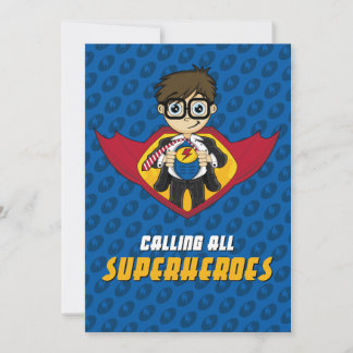 Superhero Boy Party Einladung