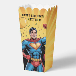 Superhero Boys Birthday Party Geschenkschachtel