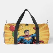 Superhero Boys Birthday Party Gift Duffle Bag (Rückseite)