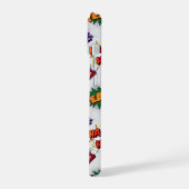 Superhero Bubble Pattern iPhone 15 Hülle (Linke Seite)