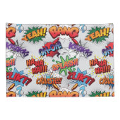 Superhero Bubble Pattern Kissenbezug (Rückseite-Rechts)