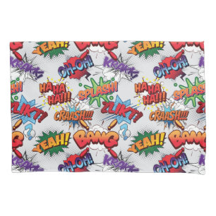 Superhero Bubble Pattern Kissenbezug