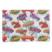 Superhero Bubble Pattern Kissenbezug (Vorderseite-Rechts)