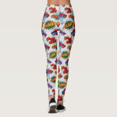 Superhero Bubble Pattern Leggings (Rückseite)