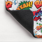 Superhero Bubble Pattern Mousepad (Ecke)