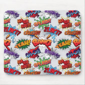 Superhero Bubble Pattern Mousepad (Vorne)