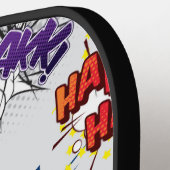 Superhero Bubble Pattern Pickleball Schläger (Linke Seite)