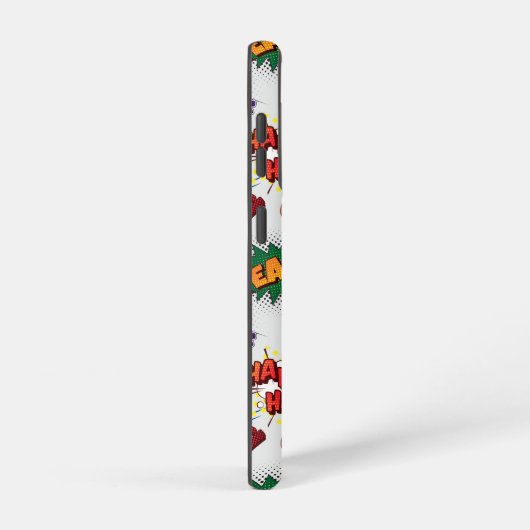 Superhero Bubble Pattern Samsung Galaxy Hülle (Rechte Seite)