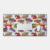 Superhero Bubble Pattern Schreibtischunterlage (Tastatur & Maus)