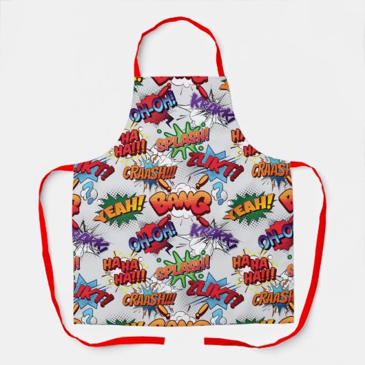 Superhero Bubble Pattern Schürze (Vorderseite)