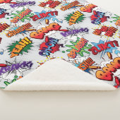 Superhero Bubble Pattern Sherpadecke (3/4)