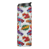 Superhero Bubble Pattern Thermosbecher (Nach links gedreht)