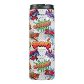 Superhero Bubble Pattern Thermosbecher (Rückseite)