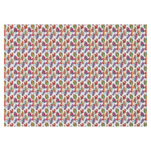 Superhero Bubble Pattern Tischdecke (Vorderseite (Horizontal))